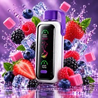 Микс Ягод Жвачка (Mixed Berries Bubblegum) Vozol Star 20000 тяг